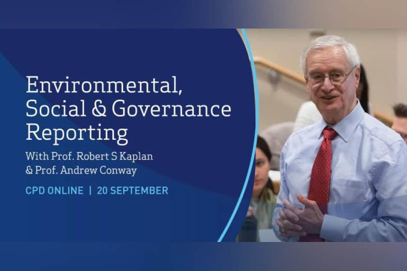 IPA Exclusive: ESG Reporting With HBS Prof. Robert S Kaplan